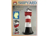 Сборная картонная модель Shipyard маяк Roter Sand Lighthouse (№46), 1/87