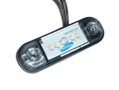 Маяк светодиодный 10-30V желтый стационар с проводом KR-3678