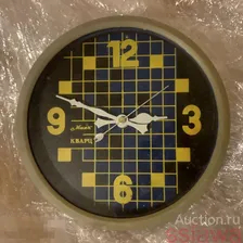 часы настенные Маяк СССР кварц Советский интерьер vintage USSR quartz clock Majak SA072.85