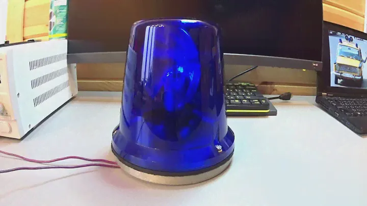 Проблесковый маяк синий FER DDR RUHLA