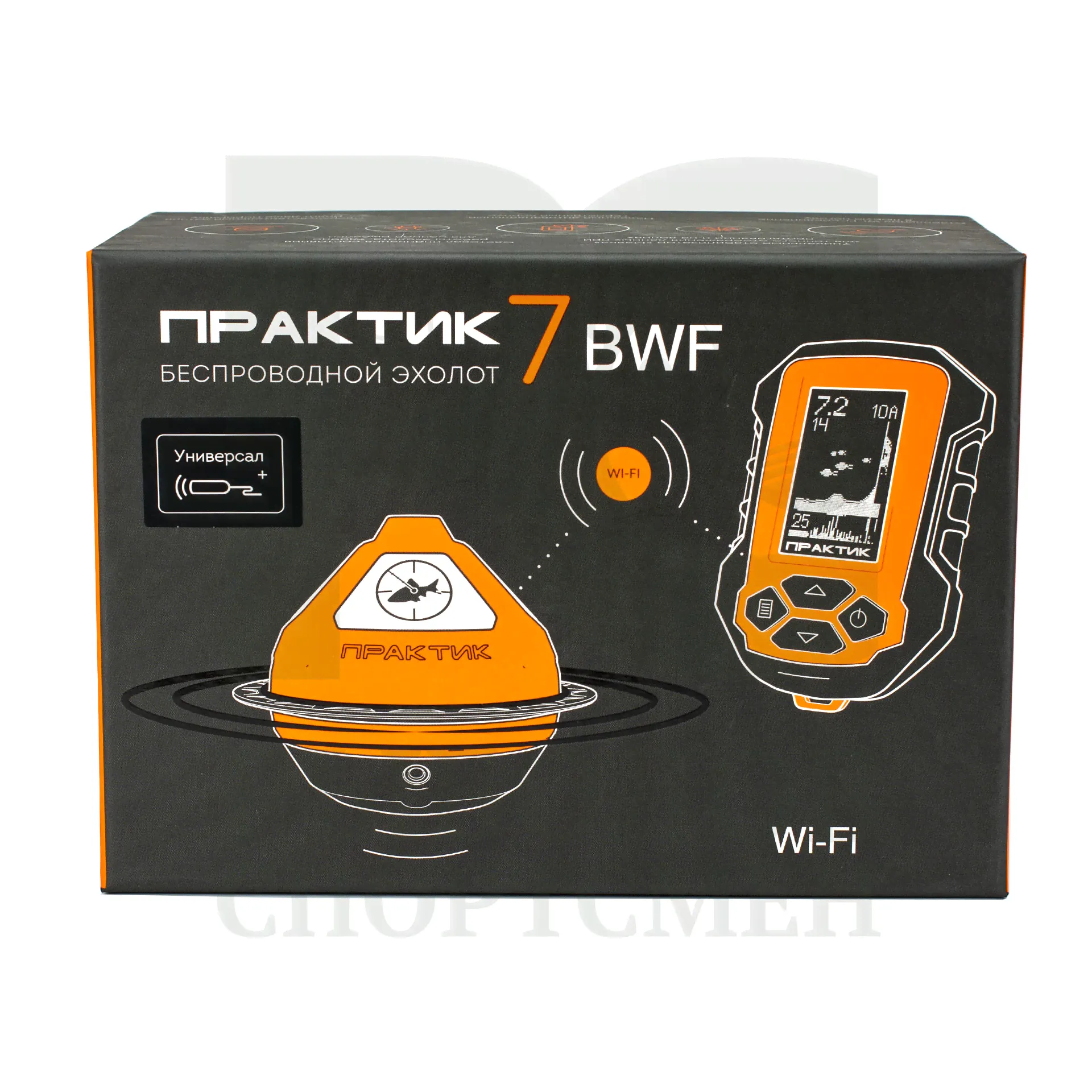 Эхолот "Практик" 7 BWF Универсал Маяк беспроводной Wi-Fi и блок-1