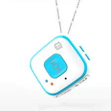 Мини GPS трекер/GPS маяк кулон Reachfar RF-V28 White-Blue