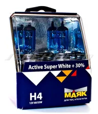 Лампы Маяк H4 60/55 super white к-т 30%