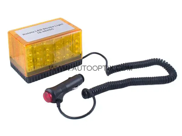 Маяк проблесковый светодиодный "кирпич" 10-30V