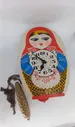 Винтажные советские настенные часы Маяк Матрёшка ходики, СССР