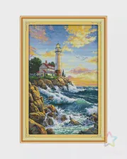 Набор для вышивания "DIMENSIONS" 03895 "Маяк" 27 x 43 см