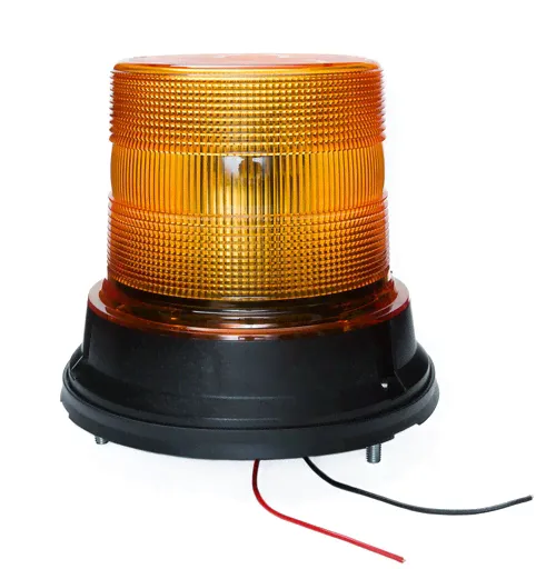 Маяк импульсный Спецтехника / 12-24В (6 LED) 3 режима, 3 болта М6, автожелтый Сакура