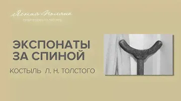 Экспонаты за спиной. Костыль Льва Толстого