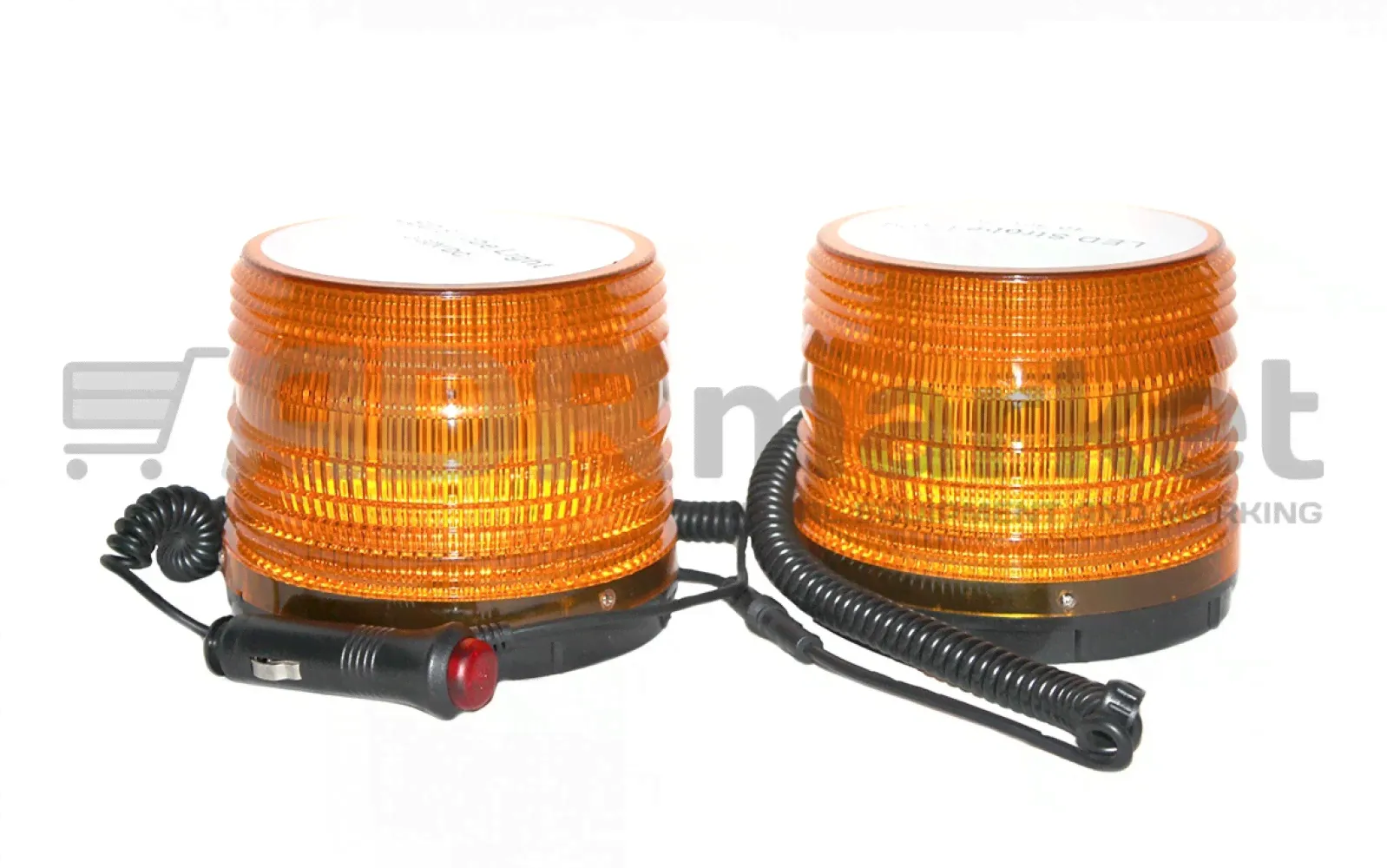Маяк светодиодный проблесковый желтый стробокоп 115*30,10-30 v, 126 /U LED