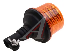 Маяк импульсный 12/24V светодиодный кронштейн DIN желтый MEGAPOWER