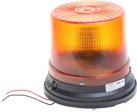 МИ 04 LED, Маяк импульсный 12/24V (48 светодиодов) (2 режима) стационарный желтый САКУРА