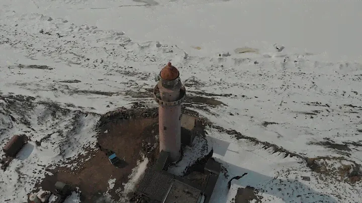 Маяк на мыс Слепиковского о.Сахалин  4К видео/Lighthouse at Cape Slepikovsky Sakhalin Island