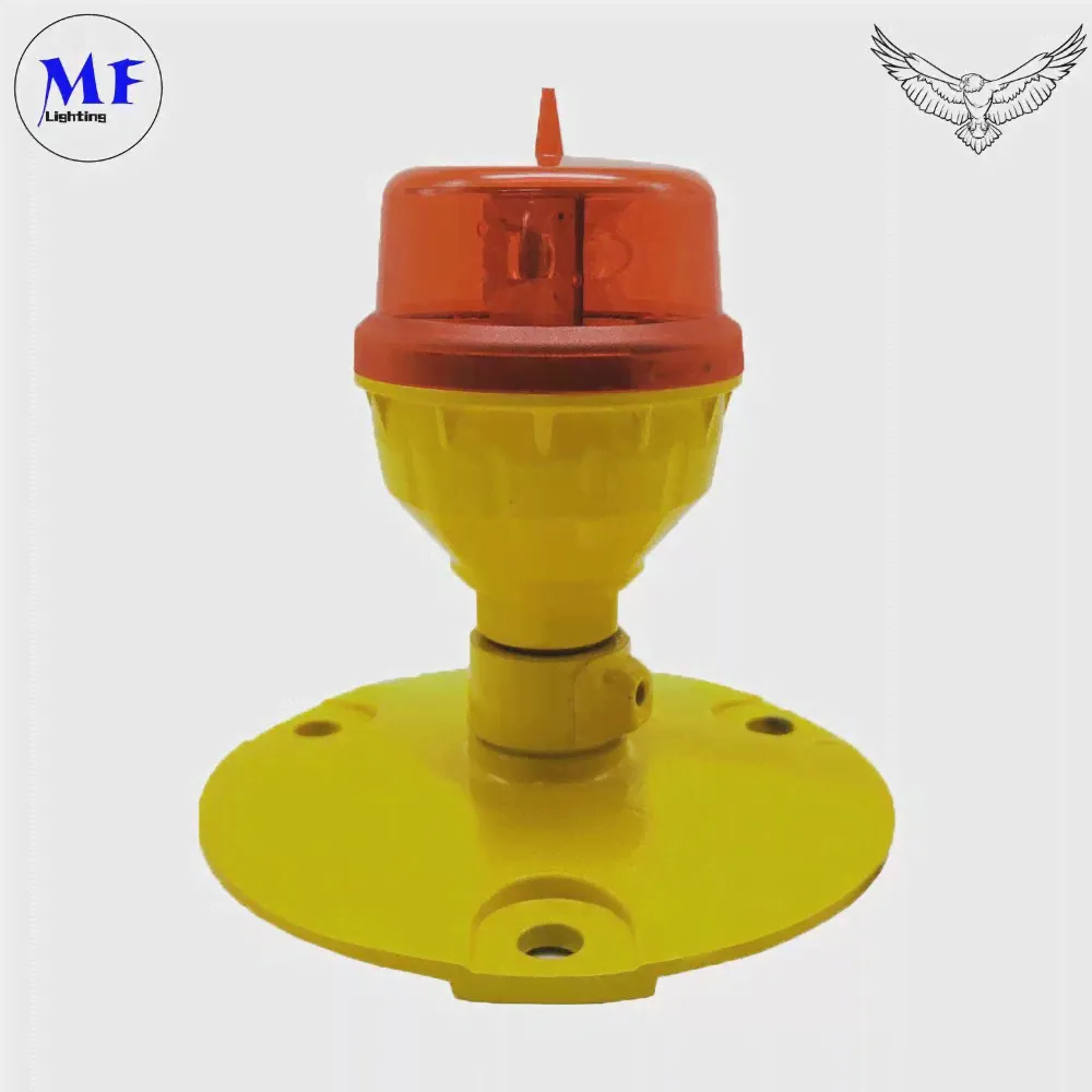 IP66 AC110-240V Светодиодный красный маяк для предупреждения о воздушных судах, авиационный сигнал о препятствиях для высоких зданий, строящихся объектов, дымовых труб, маяков-1
