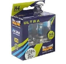 Лампы H4 12V 60/55 82420WV МАЯК +150% 82420WV+150