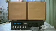 Кассетный магнитофон Маяк 233 с колонками