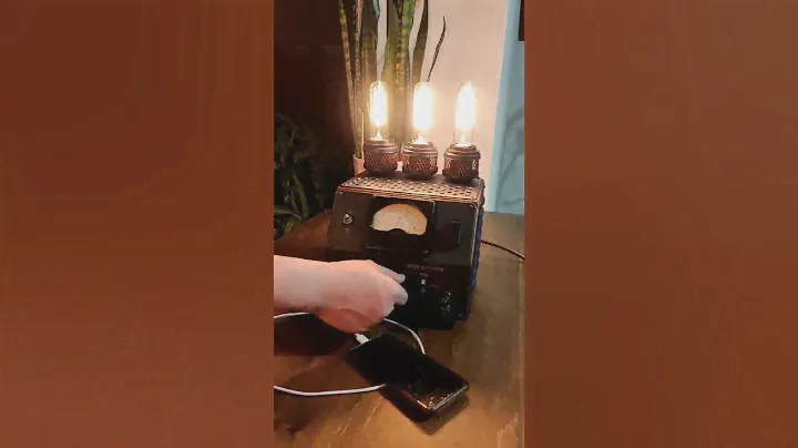 Светильник родом из СССР в стиле стимпанк.