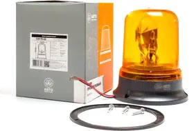 C24-75 АЕ, Маяк проблесковый 24V стационарный (лампа Н1) желтый AVTOELECTRICA-0