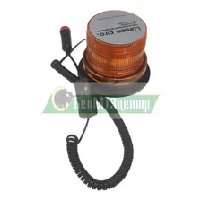 Маяк проблесковый светодиодный 12-24В желтый LUMEN (малый) MWL-TTX526LSB
