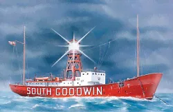 Сборная модель из пластика Плавучий маяк South Goodwin (1/130) Восточный экспресс