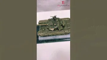 Сувенир из бронзы, мрамора и змеевика "Танк". Арт.: 083-654