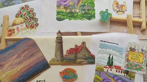 Итоги дачной вышивки или что навышивалось за два месяца лета 2019