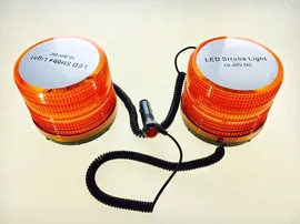 Маяк светодиодный 24V/12V на магните 2 режима ДВОЙНОЙ- TK