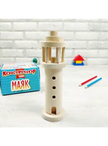 Деревянный конструктор Маяк купить-0