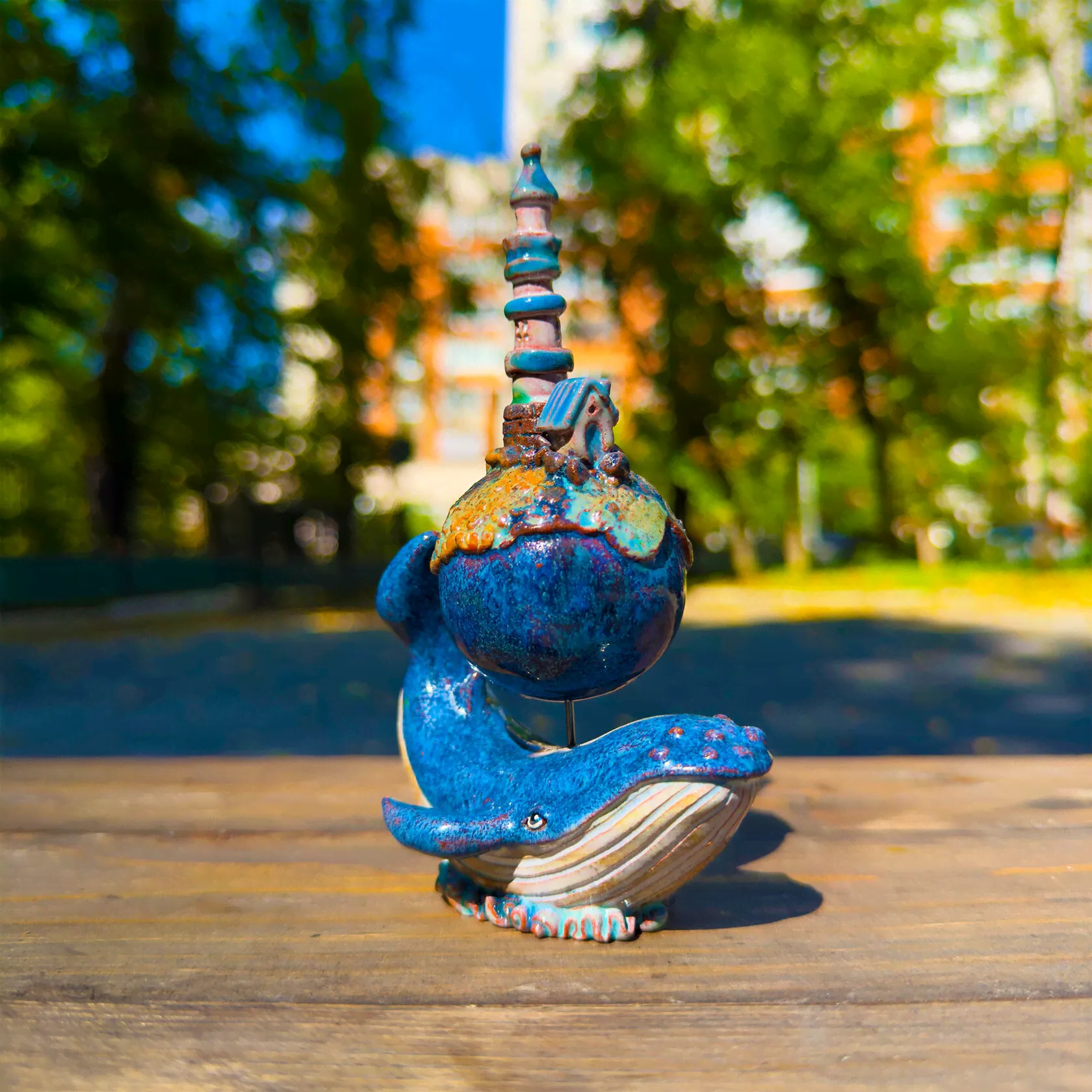 Сувенир «Кит и маяк»