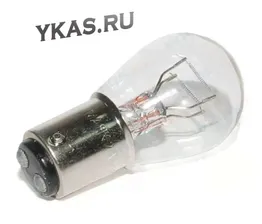 Лампа МАЯК 12V А 12-21+5 P21/5W BAY15d (уп. 10шт)