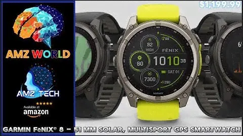 Review Garmin fēnix® 8 – 51 mm Solar, Sapphire Premium Multisport GPS Smartwatch, Amazon